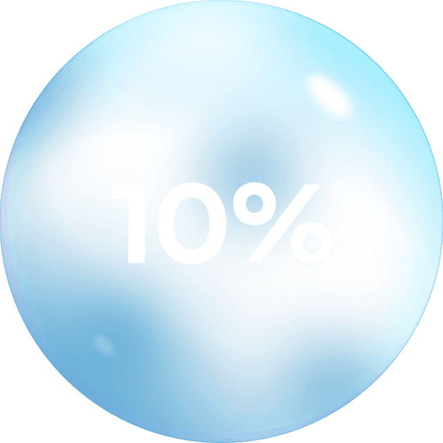 10% Bubble