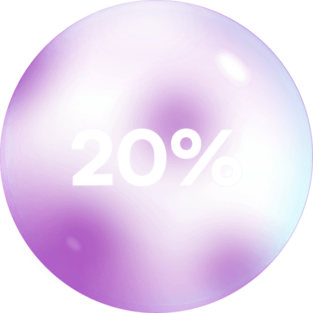 20% Bubble