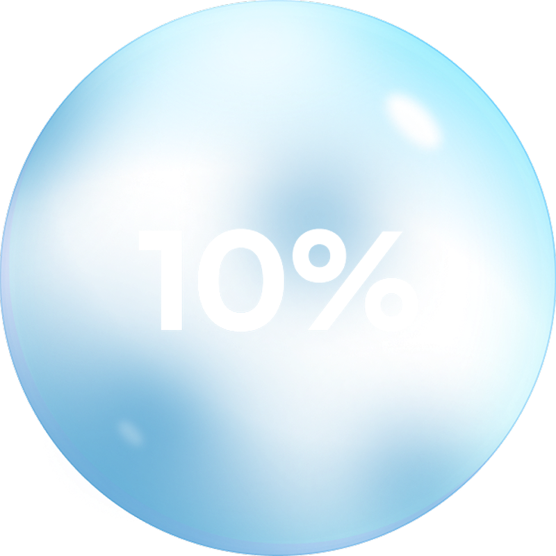10% Bubble